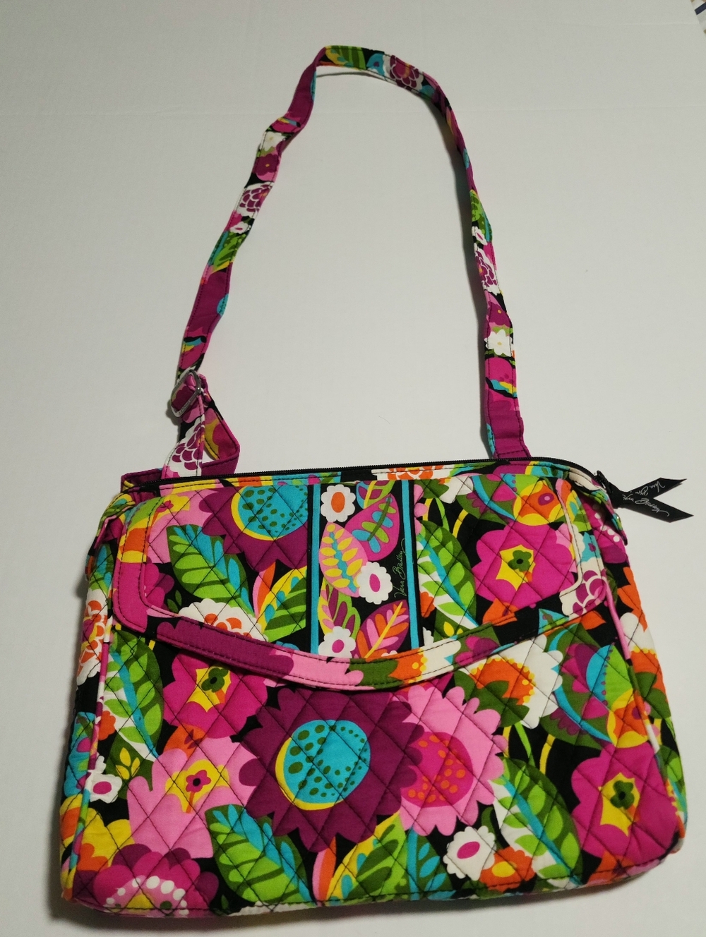 Vera Bradley Floral Quilted Multi function/ Tablet/ Laptop Bag